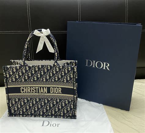 christian dior small book tote price|christian dior canvas bag price.